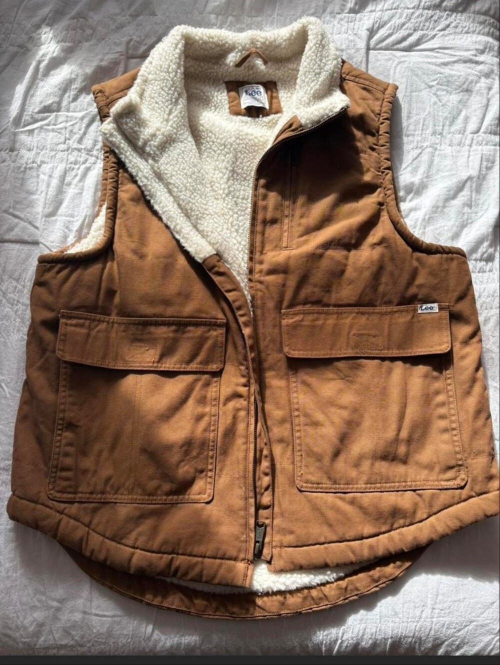 Lee Brown Fleece Vest